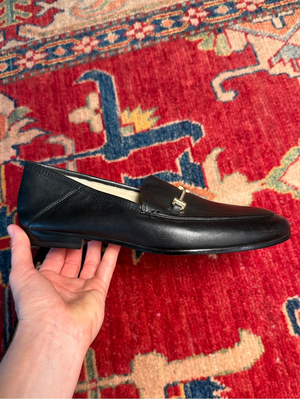 NWOT Sam Edelman Lior Black Leather Loafers | 6.5 - Picture 6 of 16